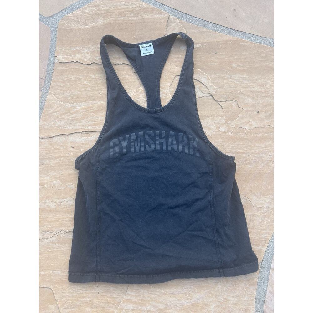 Gymshark Black Grey Women's S Tank Top